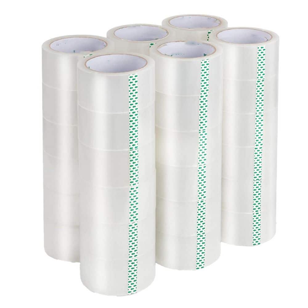 Heavy Duty Clear Packing Tape 2 in. Wide 65 yds. Per Roll for Shipping Packaging Moving Sealing 36 Rolls price history on PriceWatchPro