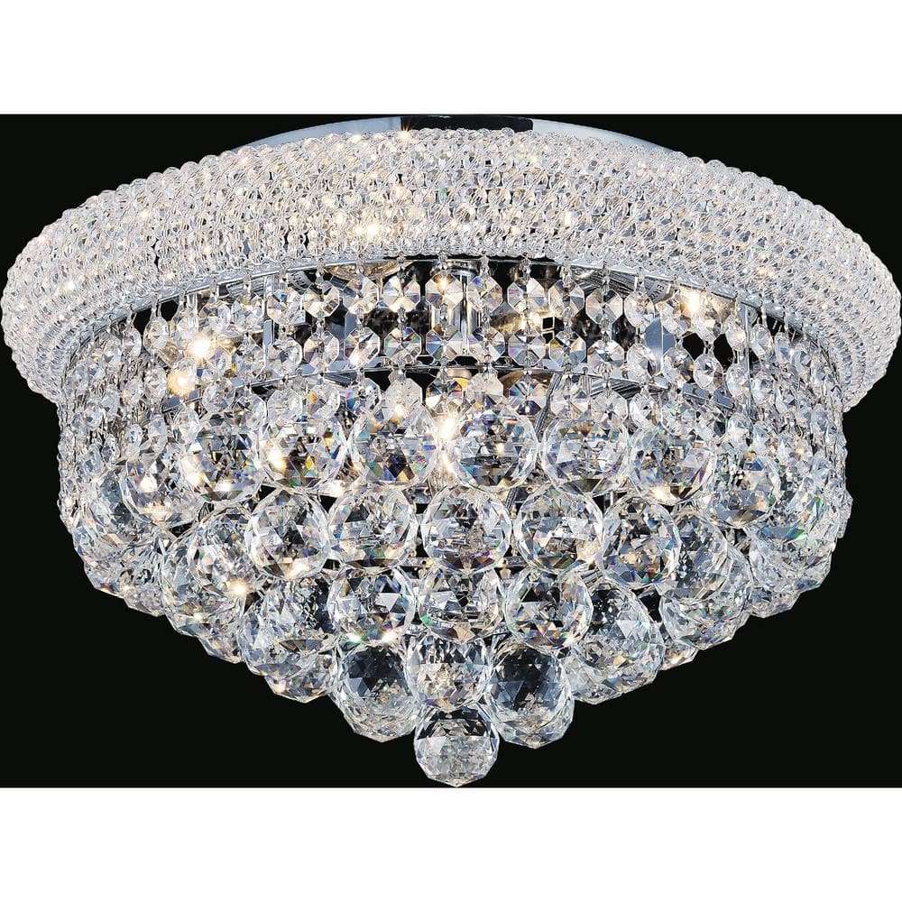 Empire 5 Light Flush Mount With Chrome Finish price history on PriceWatchPro