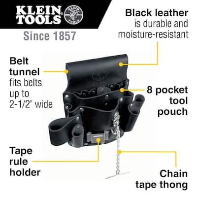 Klein Tools - Leather - Tool Belts - Tool Storage - The Home Depot
