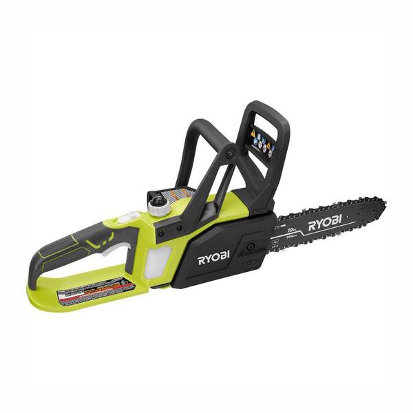 RYOBI ONE+ 18V 10 in. Cordless Battery Chainsaw (Tool Only)