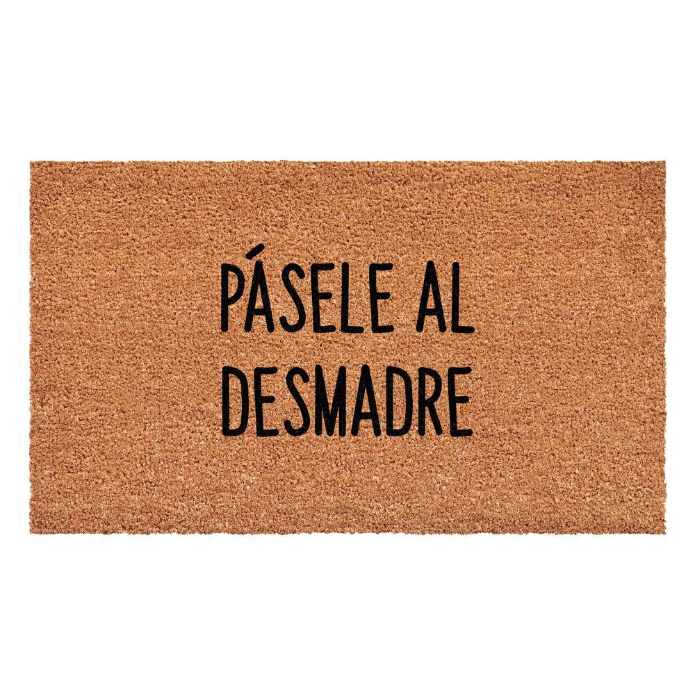 Pasele al Desmadre Script Multi-Colored 17 in. x 29 in. Indoor or Outdoor Spanish Doormat price history on PriceWatchPro