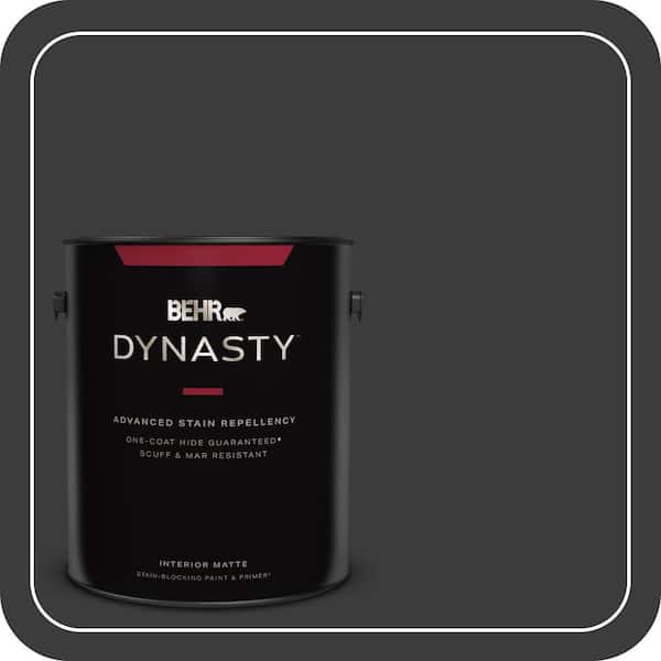 BEHR DYNASTY 1 gal. #MQ5-05 Limousine Leather One-Coat Hide Matte Interior Stain-Blocking Paint & Primer