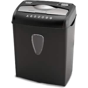 8-Sheet Professional Cross-Cut Paper and Credit Card Shredder with 3.4 gal. Bin in Black