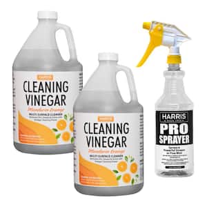 128 oz. Vinegar All Purpose Cleaner Mandarin Orange (2-Pack) and 32 oz. Spray Bottle Value Pack