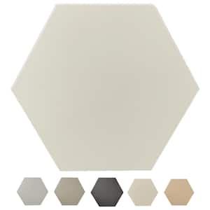 Bex Hexagon Linen 6 in. x 6.9 in. Stone Peel and Stick Backsplash Tile (.22 sq.ft./Single)