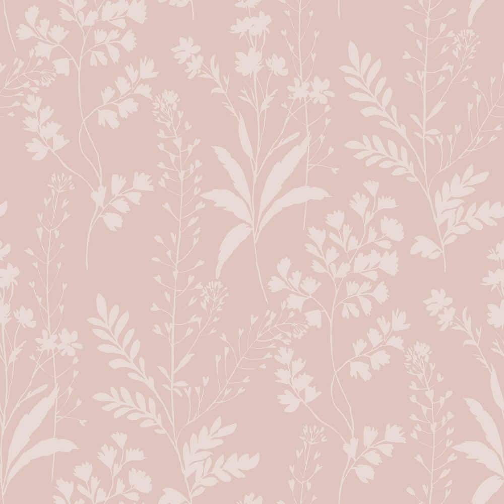 Wildflower Silhouettes Pink Wallpaper Sample price history on PriceWatchPro