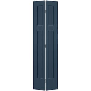 24 in. x 80 in. 3-Panel Winslow Hollow Core Night Tide Molded Composite Bi-Fold Door