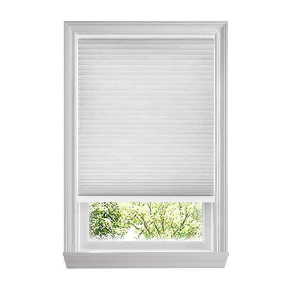 Home Decorators Collection Pebble Gray Cordless Light Filtering Cellular Window Shades - 18.25 in. W x 72 in. L (Actual Size 18 in. W x 72 in.L)