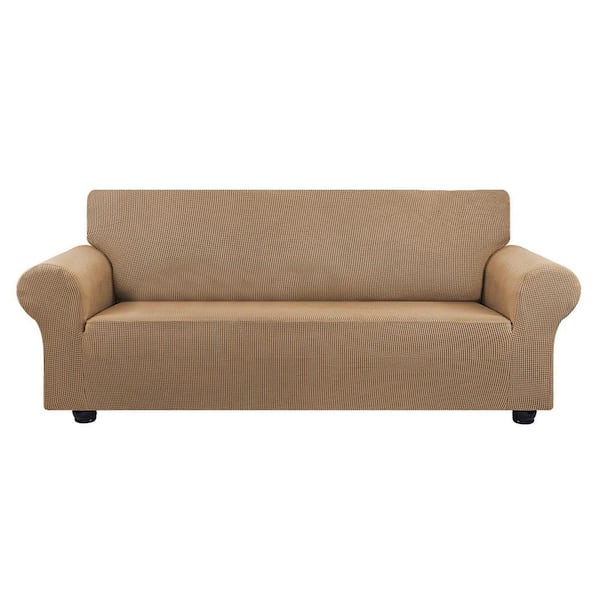 55-78 in. Stretch Loveseat Sofa Cover Slipcover for 2-Cushion Couch, Furniture Protector with Elastic Bottom