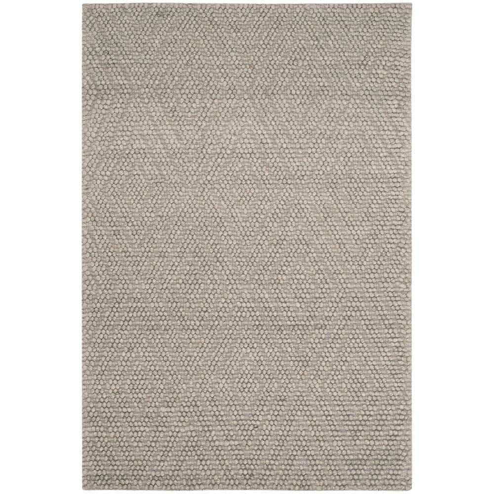 Natura Silver Doormat 3 ft. x 5 ft. Solid Color Diamonds Area Rug price history on PriceWatchPro