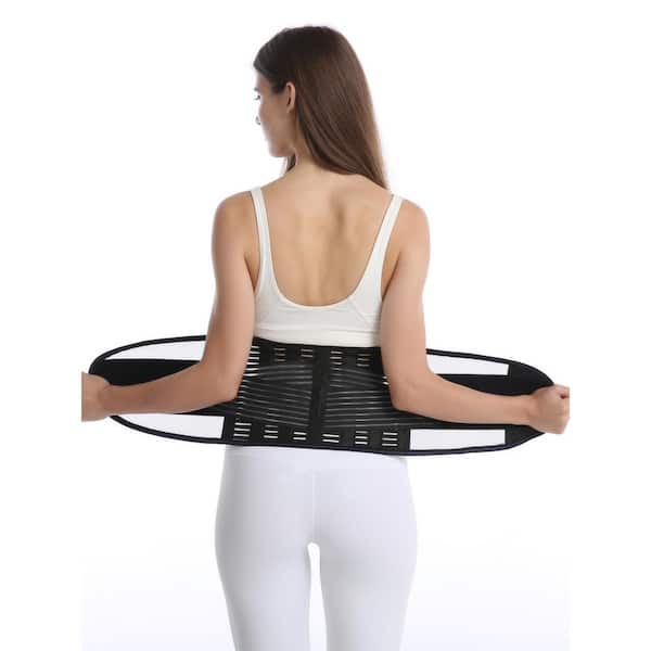 Summark Lumbar Waist Support Belt Strong Lower Back Brace Support