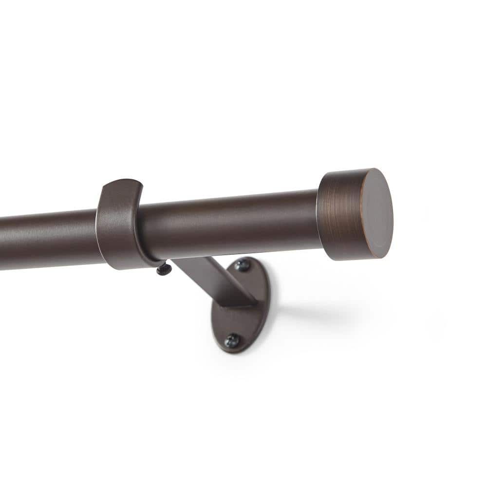 Threadmade Threadmade Home Serena Single Curtain Rod with Contemporary ...
