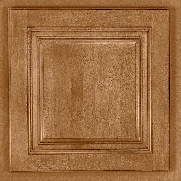 American Woodmark Newport 13 x 12 6/7 in. Cabinet Door Sample in Mocha Glaze