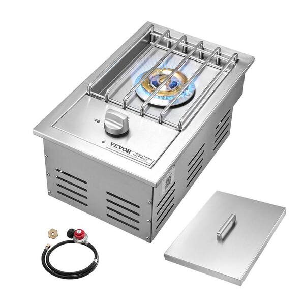 SPIRE Outdoor Kitchen Stainless Steel Built-In Searing Side-Burner ...