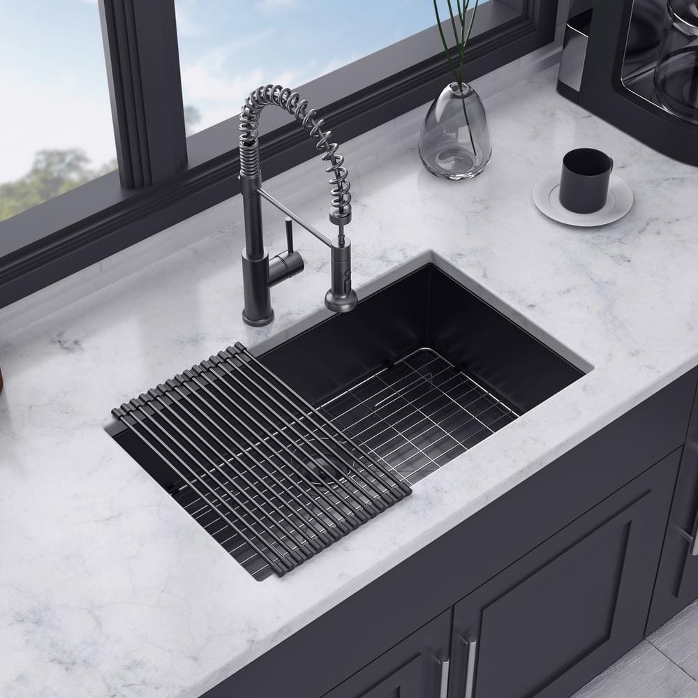 30'' Stainless Steel Single Bowl Undermount Kitchen Sink