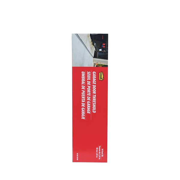 M-D 10-Foot Vinyl Garage Door Threshold Kit - Seal Out Drafts, Rain, Pests (Gray) - View #3