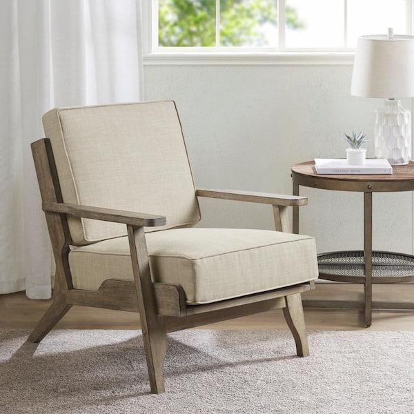 INK+IVY Malibu Natural Accent Chair 28.5 in. W x 35.5 in. D x 34 in. H