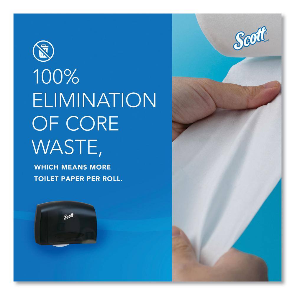 Black Coreless Jumbo Roll Paper Towel Dispenser