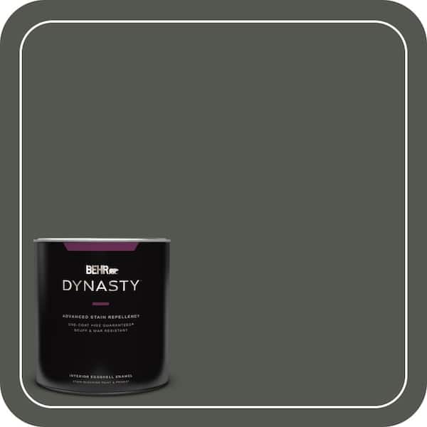 BEHR DYNASTY 1 qt. #ECC-47-3 Twilight Forest Eggshell Enamel Interior Stain-Blocking Paint & Primer