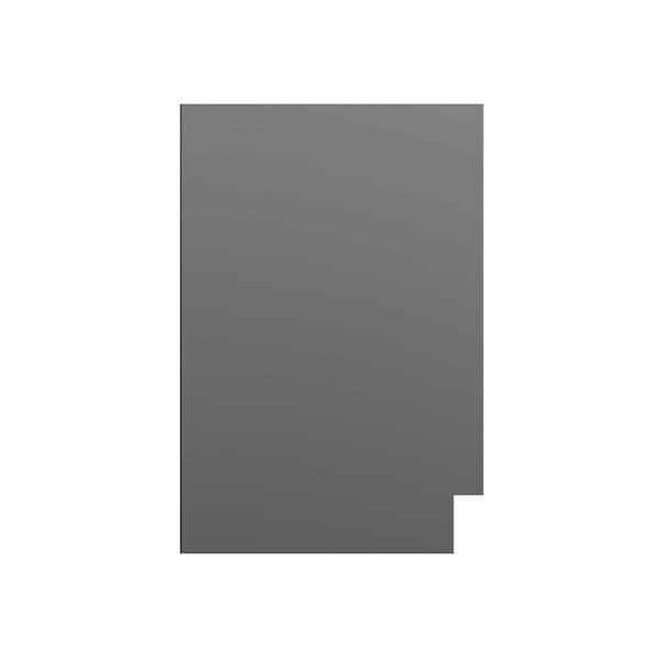 Cumberland Recessed 0.25 in. W x 34.5 in. H x 23.25 in. D in Painted Stratus End Panel in Assembled Base Cabinet