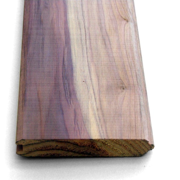 Mendocino Forest Products 3/4 in. x 8 in. x 5 ft. Tongue and Groove Redwood Fence Picket