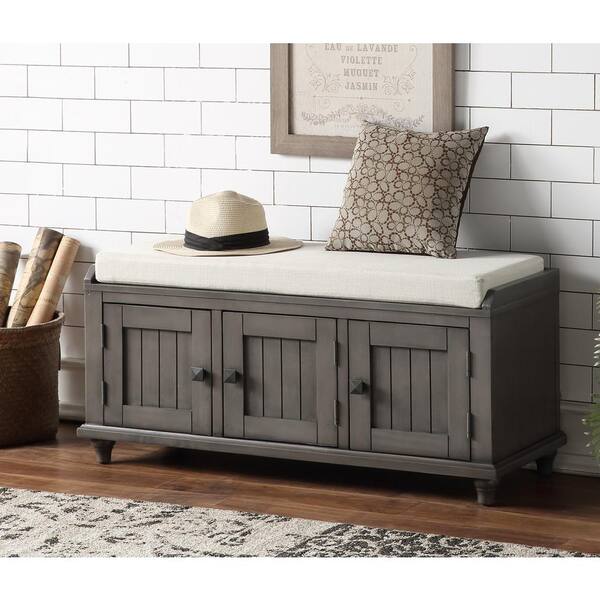 indoor storage bench