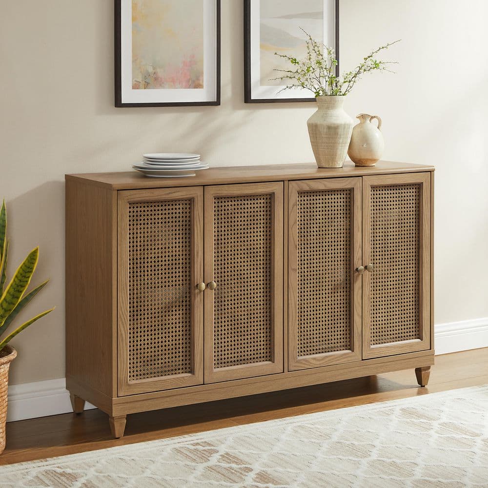 CROSLEY FURNITURE Katia Driftwood MDF Buffet CF4234-DW - The Home