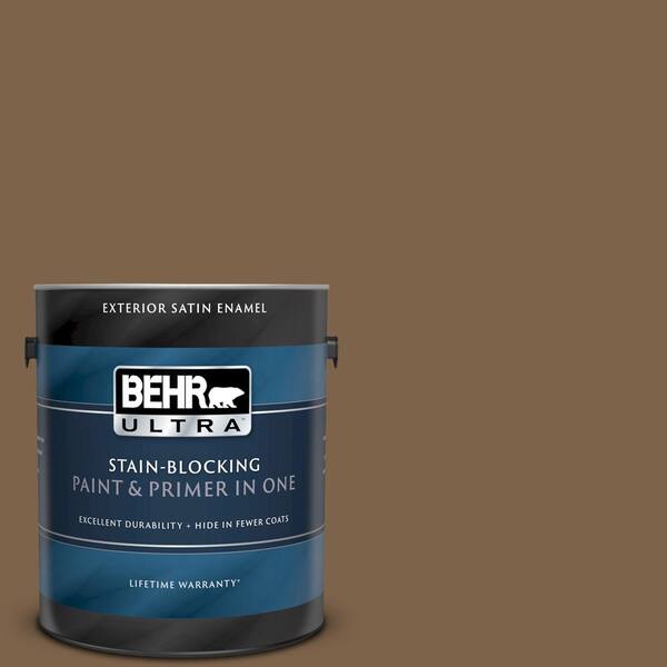 BEHR ULTRA 1 gal. #UL140-22 Arts And Crafts Satin Enamel Exterior Paint and Primer in One