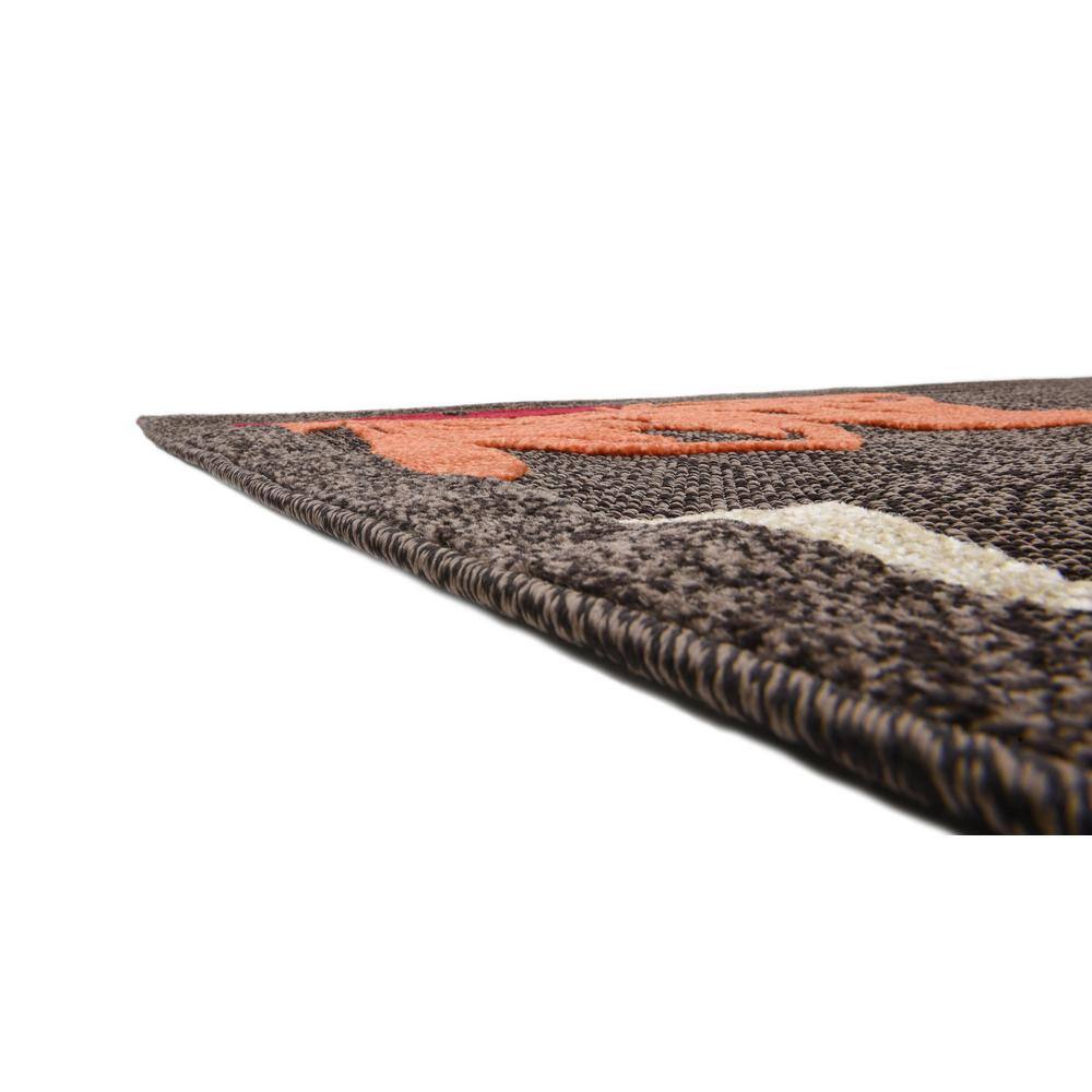 Modern Medley Outdoor Rug 7' x 10' - Brown, Gray Geometric Design