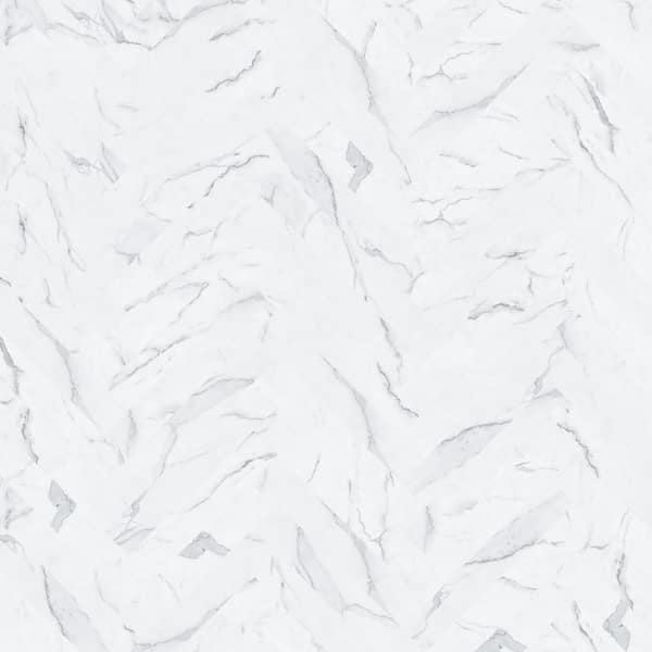 Lifeproof Herringbone Brookfield Marble 22 MIL x 4.7 in. W x 28 in. L Click Lock Waterproof Vinyl Plank Flooring (22.3 sqft/case)