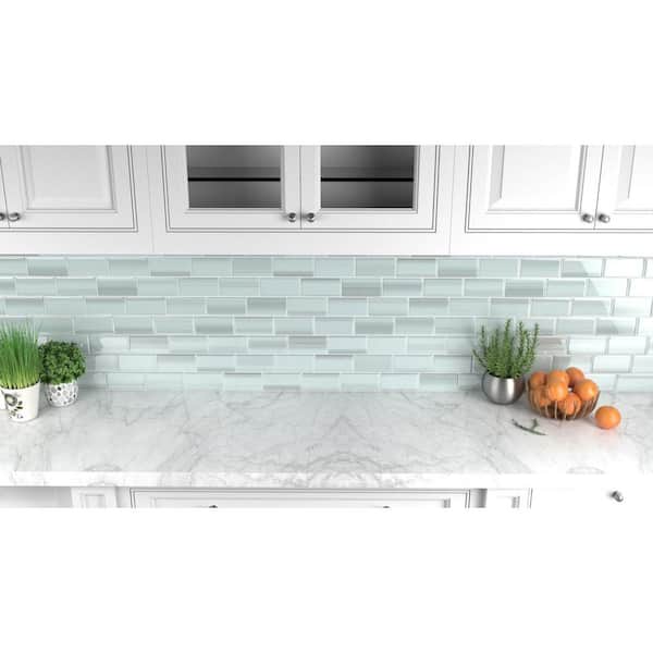 Vesper 3 in. x 6 in. Glass Tile for Kitchen Backsplash and Showers (10 sq. ft./per Box)