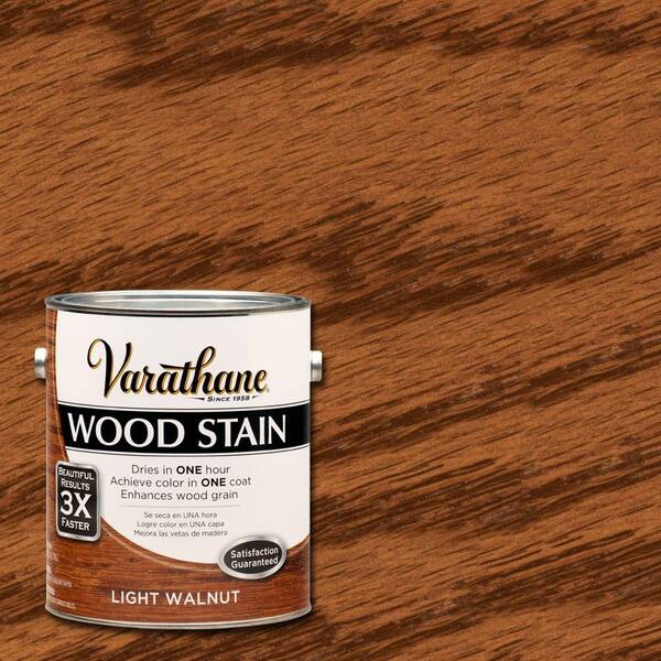 Varathane 1 gal. Light Walnut Premium Fast Dry Interior Wood Stain (2-Pack)