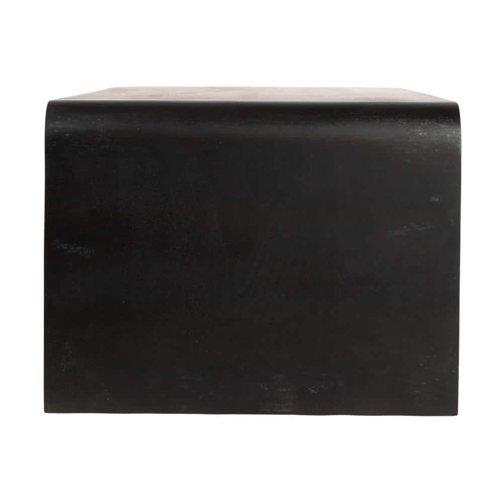 45 in Black Mango Wood Waterfall Edge Coffee Table