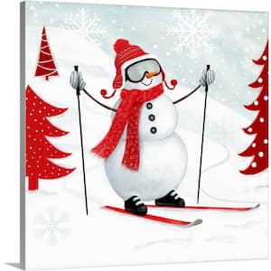 24 in. x 24 in. Snow Day I by Victoria Borges Canvas Wall Art