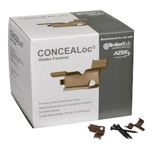 CONCEALoc Hidden Fastener 100 sq. ft. (175 CONCEALoc Fasteners, 184 Screws and Drive Bit)