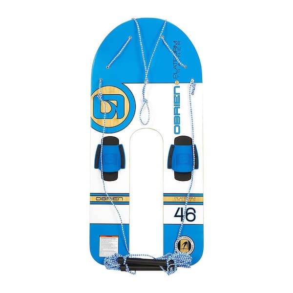 Unbranded Platform Trainer 46 in. Blue and White Towable Water Ski