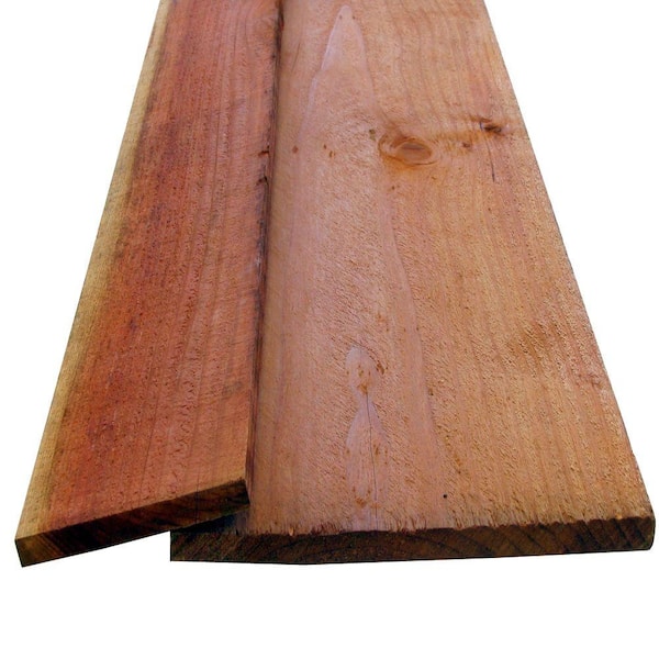 Unbranded Redwood Rough Board (Common: 11/16 in. x 11-1/2 in. x 8 ft.; Actual: 0.687 in. x 11.5 in. x 96 in.)