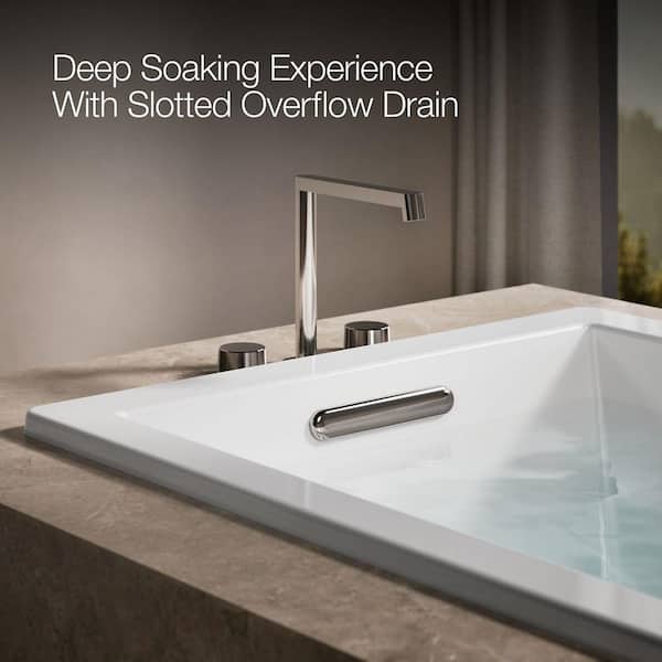 KOHLER Underscore 66 in. x 36 in. Rectangular Whirlpool Bathtub