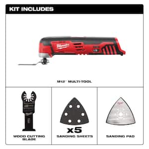 M12 12V Lithium-Ion Cordless Oscillating Multi-Tool (Tool-Only)