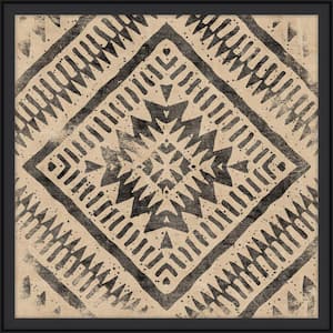 Native Patterns IV Framed Giclee Graphic Art Print 20 in. x 20 in.
