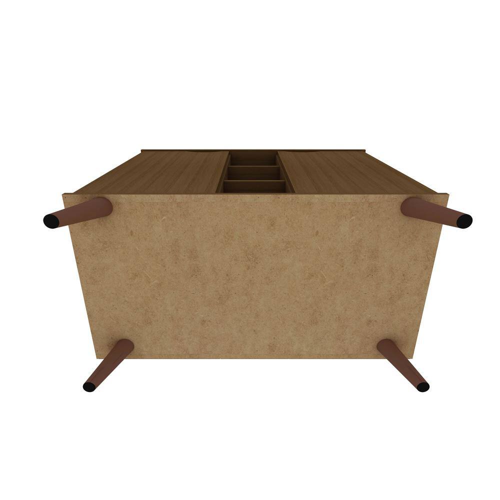 Maple Cream Mid-Century Modern Sideboard with Splayed Legs