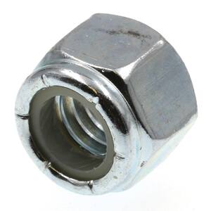 3/8"-16 Nylon Insert Hex Lock Nuts Grade 2 Zinc Plated Steel Qty 500 
