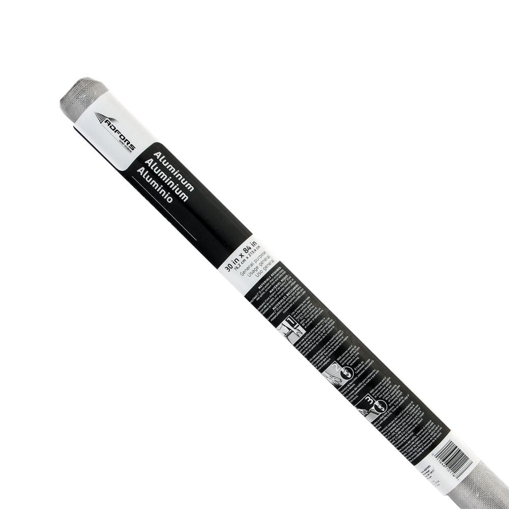 30 in. x 84 in. Aluminum Bright Screen Roll for Windows and Door