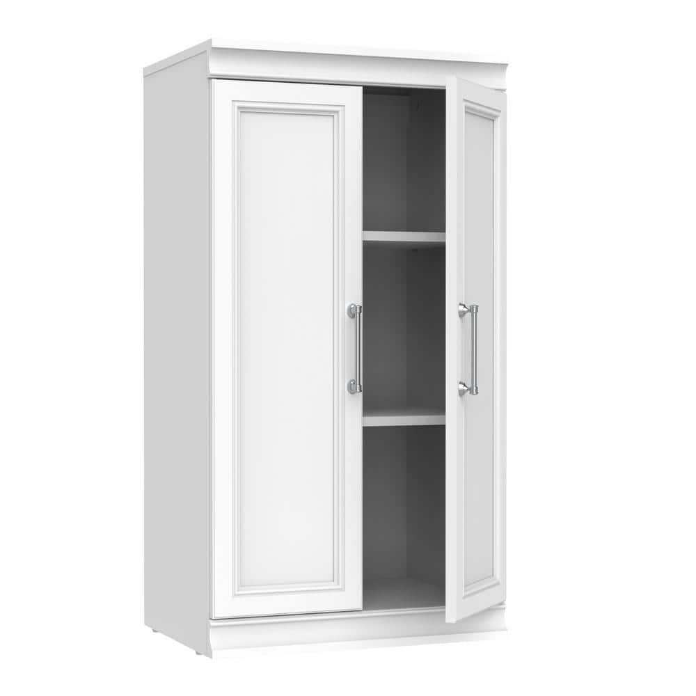 ClosetMaid Modular Storage 21.38 in. W White Reach-In Tower Wall Mount ...