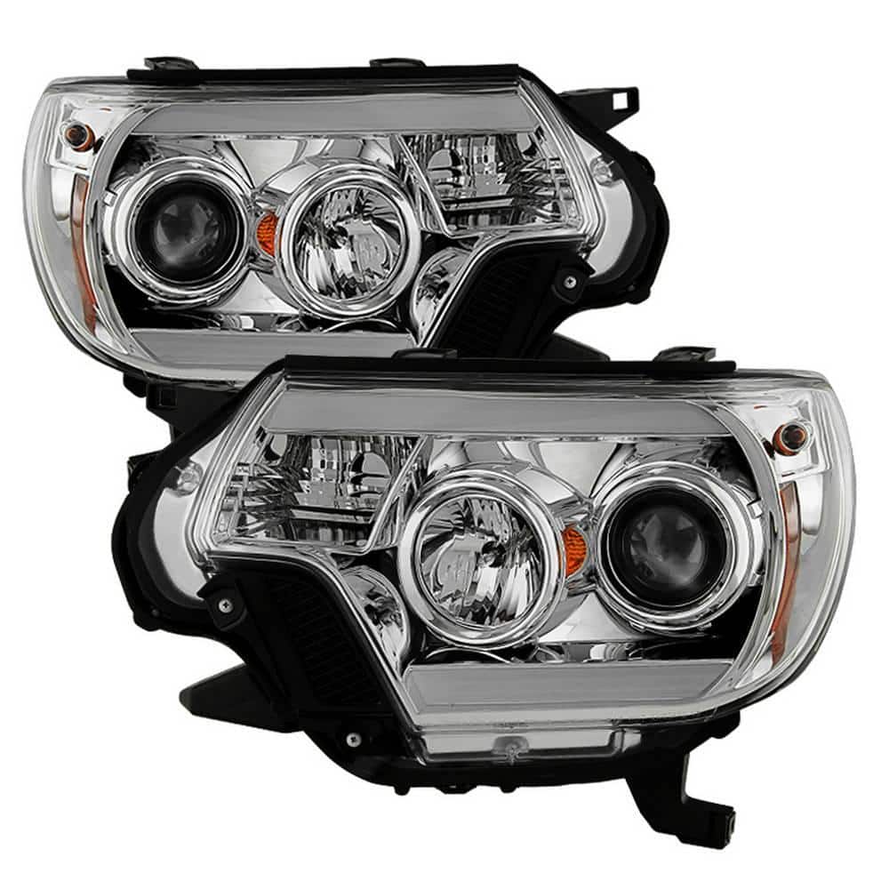 Toyota Tacoma 12-15 Projector Headlights - Light Bar DRL - Chrome price history on PriceWatchPro