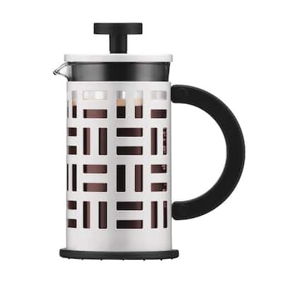 Eileen 3-Cup White French Press Coffee Maker