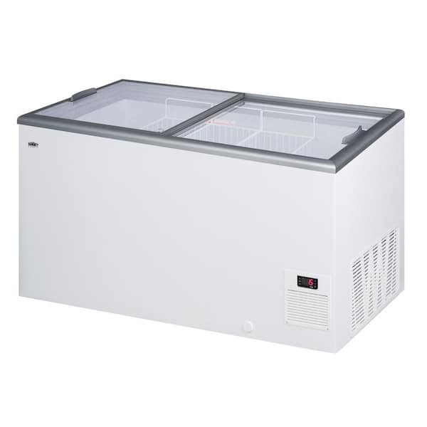 14.1 cu. ft. Manual Defrost Commercial Chest Freezer in White