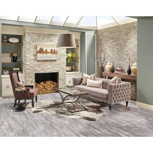 Bernini Carbone 12 in. x 24 in. Polished Porcelain Stone Look Floor and Wall Tile (16 sq. ft./Case)