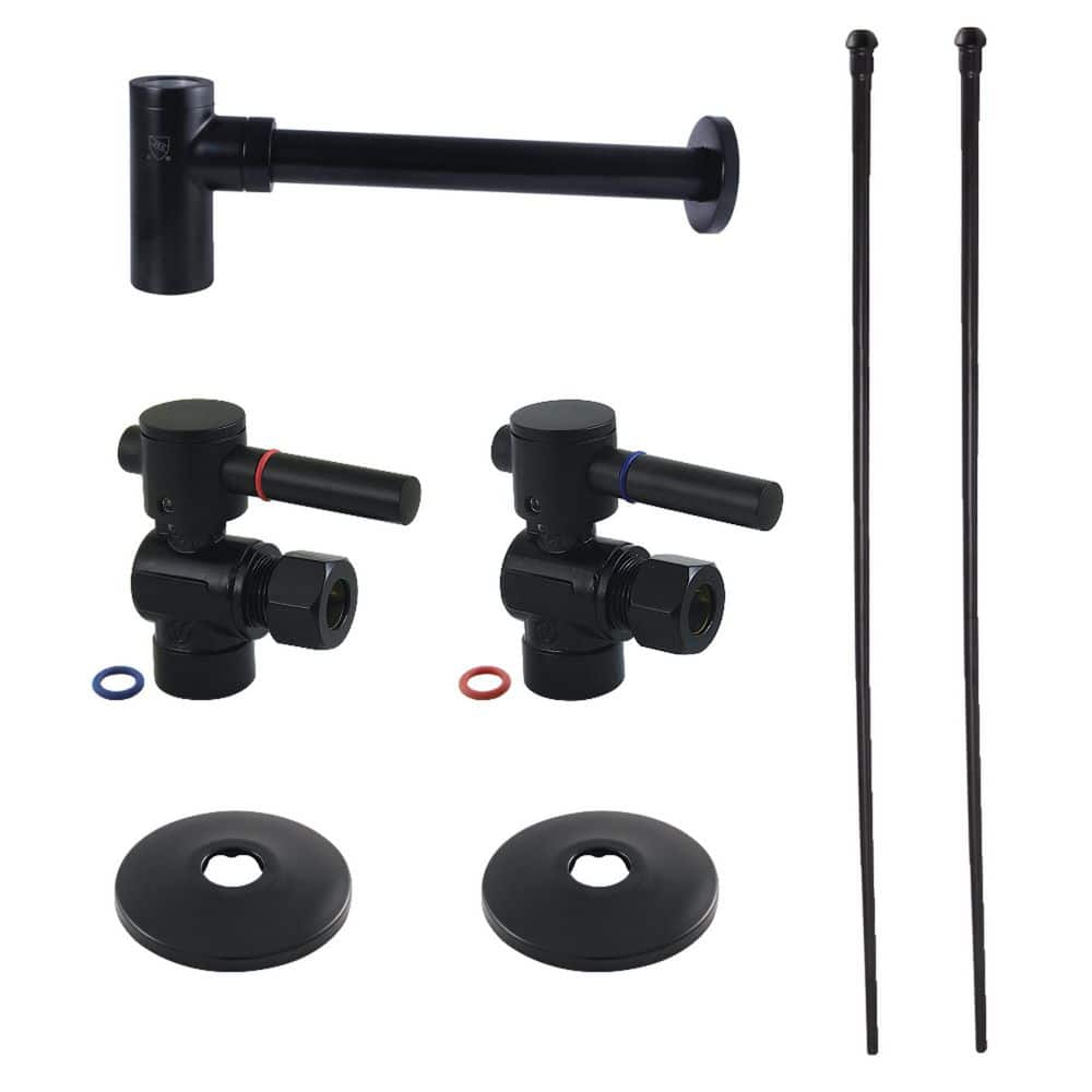 Trimscape Modern Made of Brass Plumbing Sink Trim Kit with Bottle Trap in Matte Black price history on PriceWatchPro