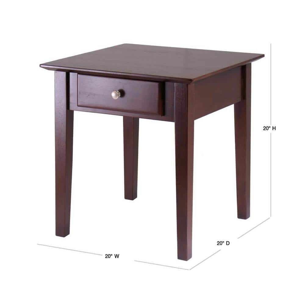 Rochester Walnut End Table - thumbnail 3